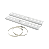 Montaje de Metal para Poste Universal para Gabinetes de Ancho Hasta 30 cm.