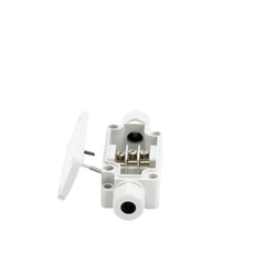 Caja de Conexión Exterior con Terminales Intermedias para 3 Líneas (Tornillo simple). Incluye Glándulas.