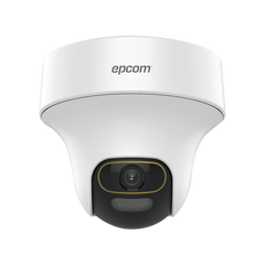 Cámara LUZ DUAL (IR + LUZ BLANCA) / Domo TurboHD 2 Megapixel (1080p) / Luz Blanca 20 mts / Gran Angular 106° / Lente 2.8 mm / 30 mts IR EXIR / Exterior IP67 / 4 Tecnologías / Micrófono Integrado
