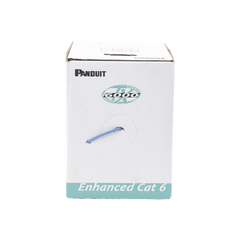 Bobina de Cable UTP 305 m. de Cobre, TX6000™ PanNet, Reelex, Azul, Categoría 6 Mejorado (23 AWG), PVC (CM), de 4 pares