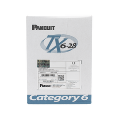Bobina de Cable UTP 305 m. de Cobre TX6-28®, Azul, Categoría 6, Diámetro Reducido (28 AWG), CM/LSZH, de 4 pares
