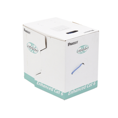 Bobina de Cable UTP 305 m. de Cobre, TX6000™ PanNet, Reelex, Azul, Categoría 6 Mejorado (23 AWG), PVC (CMR, Riser), de 4 pares