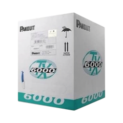 Bobina de Cable UTP 305 m. de Cobre, TX6000™ PanNet, Reelex, Blanco, Categoría 6 Mejorado (23 AWG), PVC (CMR, Riser), de 4 pares