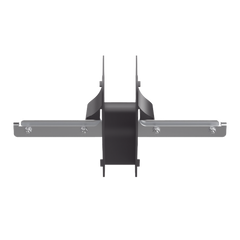 Bajada/Salida de Cables Para Charola Wire Basket, de 2 in, Con Control de Radio de Curvatura, Color Negro