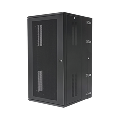 Gabinete PanZone de Montaje en Pared, de 19in, Puerta Ventilada, 26 UR, 762mm de Profundidad, Color Negro