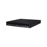NVR 8 Megapíxel / 16 canales / H.265 / P2P Wisenet / 16 puertos PoE / 128Mbps