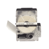 Casete de 100 Etiquetas Autolaminadas Turn-Tell, con Rotación para Mejor Visibilidad, para Cables de Redes de Cobre o Fibra Óptica, de 5.5 a 7.1 mm (0.22 a 0.28 pulgadas) de Diámetro