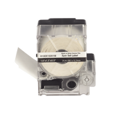 Casete de 100 Etiquetas Autolaminadas Turn-Tell, Con Rotación para Mejor Visibilidad, para Cables de Redes de Cobre o Fibra Óptica, de 5.5 a 7.1 mm de Diámetro