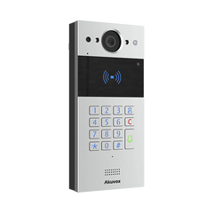 Videoportero SIP / Teclado y Lector de Tarjeta / Notificación App / Notificación Llamada Telefónica / Configuración en la Nube / POE / IP65 / Cámara de 2 MP / NFC / PIN Temporal para Visitas / Control de 2 Puertas
