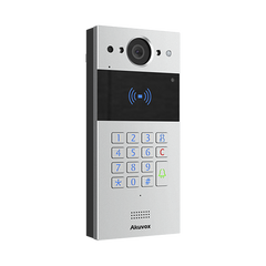 Videoportero SIP / Teclado y Lector de Tarjeta / Notificación App / Notificación Llamada Telefónica / Configuración en la Nube / POE / IP65 / Cámara de 2 MP / NFC / PIN Temporal para Visitas / Control de 2 Puertas