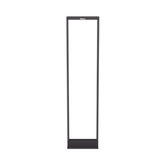 Rack de Dos Postes Estándar de 19 in, Rieles Numerados y Roscados #12-24, Fabricado en Aluminio, 45 Unidades de Rack, Color Negro