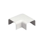 Conexión en ángulo recto "L", para uso con canaleta LD10, material ABS, Color Blanco Mate