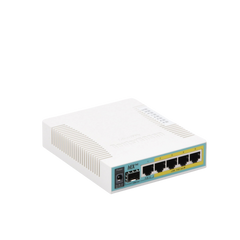(hEX PoE) Routerboard 5 puertos Gigabit Ethernet PoE 802.3at, 1 Puerto USB