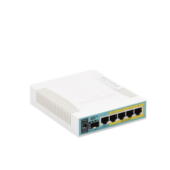 (hEX PoE) Routerboard 5 puertos Gigabit Ethernet PoE 802.3at, 1 Puerto USB