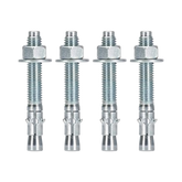 Kit de Anclaje a Piso, Para Rack de 2 o 4 Postes, Fabricado en Acero, 4 Piezas