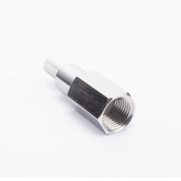 Conector FME Macho de anillo plegable para cable RG-58/U, Niquel/ Oro/ Teflón.