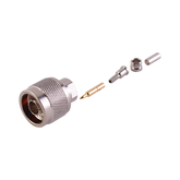 Conector N Macho de anillo plegable para cable RG-174/U, BELDEN 8216.