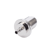 Conector N Hembra Hermético, montaje Frontal para panel en 2D Plano.