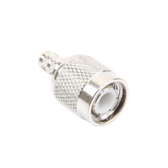 Conector TNC Macho de Anillo Plegable para Cables LMR-240, RG-8/X, 9258, Niquel/Oro/Delrin.