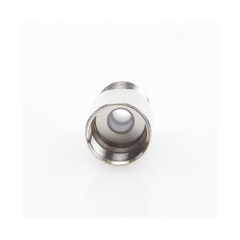 Conector UHF Hembra (SO-239) en Línea de Rosca para RG-8/U, 9913, LMR-400, Níquel/ Plata/ Teflón.