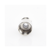 Conector UHF Hembra (SO-239) en Línea de Rosca para RG-8/U, 9913, LMR-400, Níquel/ Plata/ Teflón.