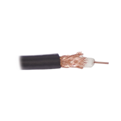 ( Precio por metro ) Cable RG59, conductor central de alambre de cobre calibre 20, blindado de malla trenzada de cobre 80%, aislante de polietileno sólido. Hasta agotar existencias