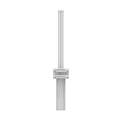 Antena Omnidireccional de 360° AirMetro con 13 dBi en Banda 5Ghz (5150-5850 Mhz) Slant 90° Compatibilidad Multi-Marca para enlaces Multipunto, Conectores SMA Hembra Inverso.