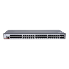 RG-CS83-48GT4XS-PD Switch Administrable Capa 3 PoE con 48 puertos Gigabit 802.3af/at + 4 SFP+ para fibra 10Gb, hasta 1,480 watts, gestión gratuita desde la nube.