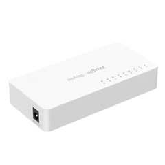 Switch no administrable, Visible en la Topología de la Nube, con 8 puertos 10/100 Mbps