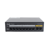 Switch PoE+ no Administrable, Hasta 110 Watts, 8 puertos PoE+ y 2 Uplinks 10/100