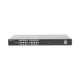 Switch PoE+ No Administrable con 18 Puertos Gigabit y 2 Uplinks Gigabit hasta 247 Watts