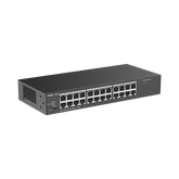 Switch no administrable, con 24 puertos Gigabit, Visible en la Topología