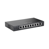 Switch Administrable 8 Puertos PoE+ 802.3af/at Gigabit, gestión gratuita desde la nube, 120w