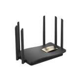 Home Router inalámbrico MESH WI-FI 5 2x2 doble banda 1 puerto WAN Gigabit y 3 puertos LAN Gigabit, hasta 1,267 Mbps.