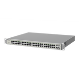 Switch Administrable Capa 3 con 48 puertos Gigabit PoE 802.3af/at + 4 SFP+ para fibra 10Gb, gestión gratuita desde la nube, 740W