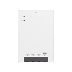 Punto de Acceso Mesh Wi-Fi 7 para interior en pared, hasta 512 usuarios ideal para Hotelería u Oficina.