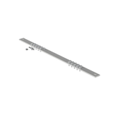 Barra de Conexión a Tierra, Para Rack de 19", Con 20 Orificios Para Conexión Rápida de Equipos, Incluye 20 Tornillos # 12-24 x 1/2" Instalados