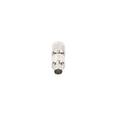 Conector TNC Macho Inverso, Anillo Plegable para ensamblar en cables RG-8/U, LMR-400, Niquel, Oro, Teflón