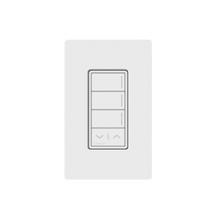 (RadioRa3) Botonera Sunnata Blanco 3 escenas y 2 botones subir/bajar para Radio RA3, programe escenas diferentes en cada botón.