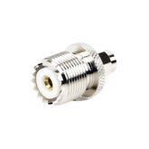 Adaptador en Línea, de Conector SMA Macho a UHF Hembra (SO-239), Níquel/ Oro/ Teflón.