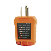 Probador de Tomacorrientes Estándar, con Secuencia de Luces para Indicar un Cableado Correcto/Incorrecto.