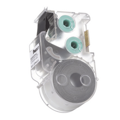 Casete de 450 Etiquetas Autolaminadas de 12.7 x 19.1 mm (0.5 x 0.75 pulgadas), para Cables de 2 a 4 mm (0.08 a 0.16 pulgadas) de Diámetro, Área de Impresión Color Blanco