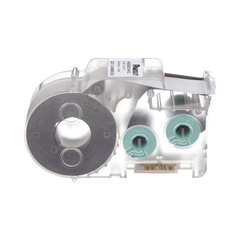 Casete de 225 Etiquetas Autolaminadas de 12.7 x 31.8 mm (0.5 x 1.25 pulgadas), para Cables de 3 a 7.1 mm (0.12 a 0.28 pulgadas) de Diámetro, Área de Impresión Color Blanco