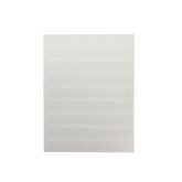 Hojas con 5000 Etiquetas Auto-Laminadas para Impresora Láser/Inyección de Tinta, para Cables de 3 a 7.1 mm de Diámetro (12 - 10 AWG), Color Blanco