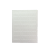 Hojas con 5000 Etiquetas Auto-laminadas para Impresora Láser/Inyección de Tinta, para Cables de 3 a 7.1 mm de Diámetro (12 - 10 AWG), Color Blanco