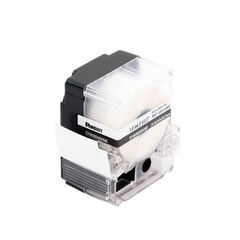 Casete de 45 Etiquetas Autolaminadas de 25.4 x 165.1 mm (1 x 6.5 pulgadas), para Cables de 4 a 8.1 mm (0.16 a 0.32 pulgadas) de Diámetro, Área de Impresión Color Blanco