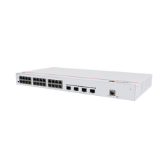 Switch de Acceso Gigabit Administrable Capa 2 / 24 puertos 10/100/1000 Mbps / 4 Puertos 10GE SFP+ Uplink / ERPS / IMGP Snooping / DHCP Snooping / Administración Nube Gratis