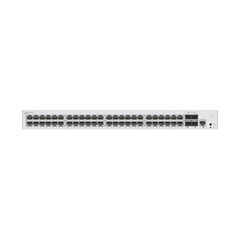 Switch de Acceso Gigabit Administrable Capa 2 / 48 puertos 10/100/1000 Mbps / 4 Puertos 10GE SFP+ Uplink / ERPS / IMGP Snooping / DHCP Snooping / Administración Nube Gratis