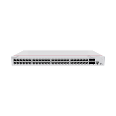 Switch de Acceso Gigabit Administrable Capa 2 / 48 puertos 10/100/1000 Mbps / 4 Puertos 10GE SFP+ Uplink / ERPS / IMGP Snooping / DHCP Snooping / Administración Nube Gratis