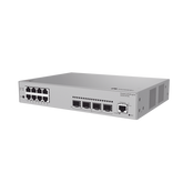 Switch de Acceso Gigabit Administrable Capa 2 / 8 puertos 10/100/1000 Mbps / 2 Puertos 1GE SFP Uplink / ERPS / IMGP Snooping / DHCP Snooping / Administración Nube Gratis